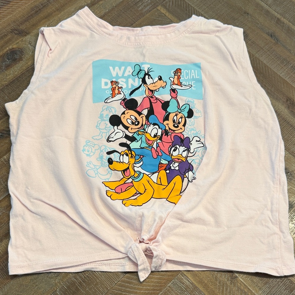 Disney Light Pink Character Tank Top